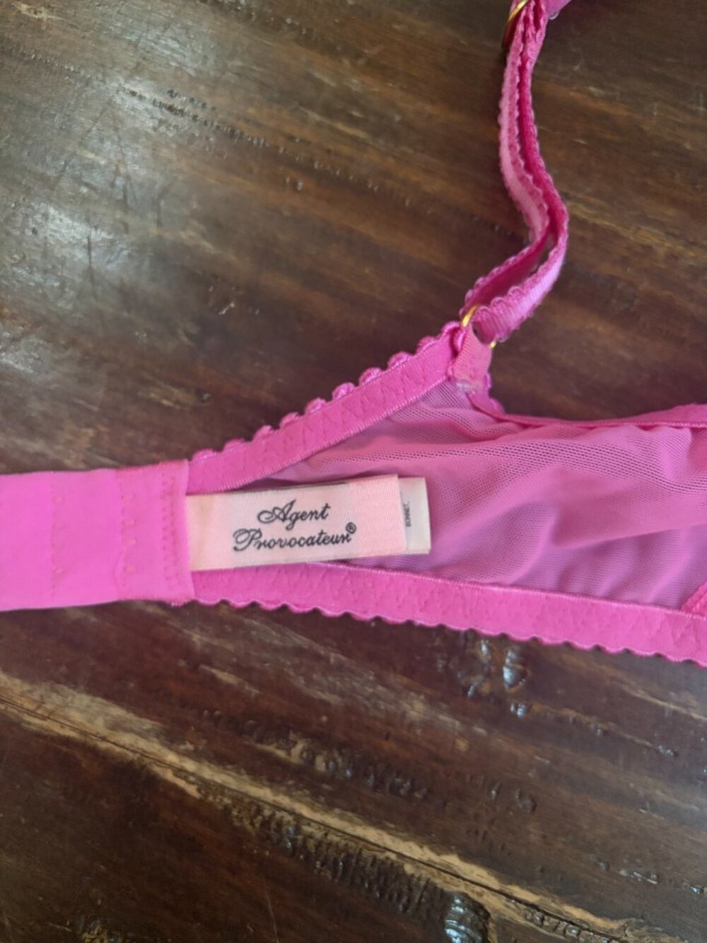 Agent Provocateur Pink Lace Bra 34B - Picture 4 of 5